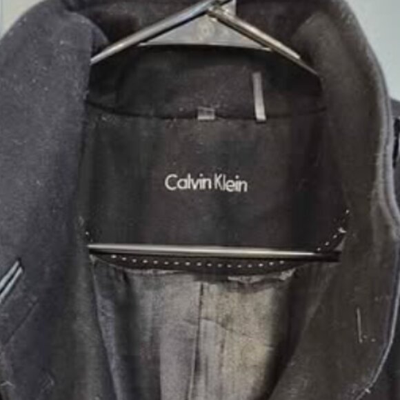 Calvin Klein wool peacoat size 6 - Picture 2 of 2